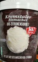 Bio-Zitrone Sorbet