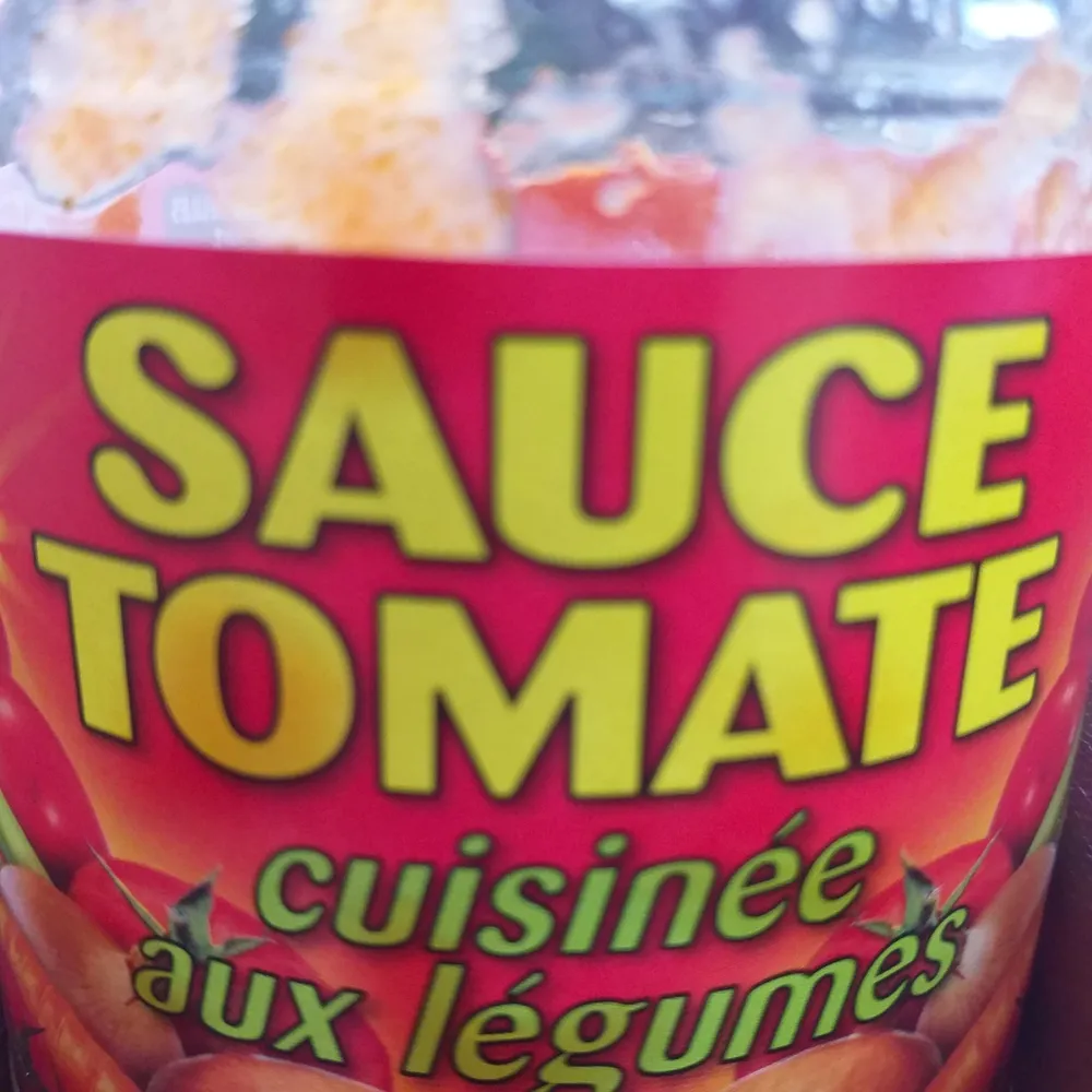 sauce tomate cuisinée aux légumes