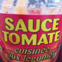 sauce tomate cuisinée aux légumes