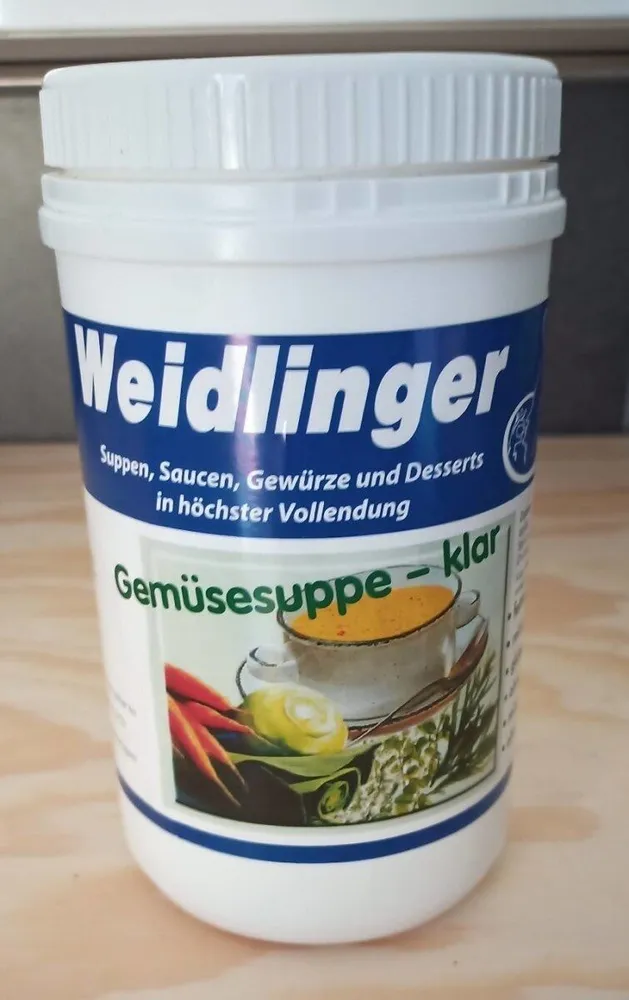 Gemüsesuppe klar