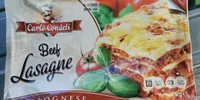 Beef lasagne