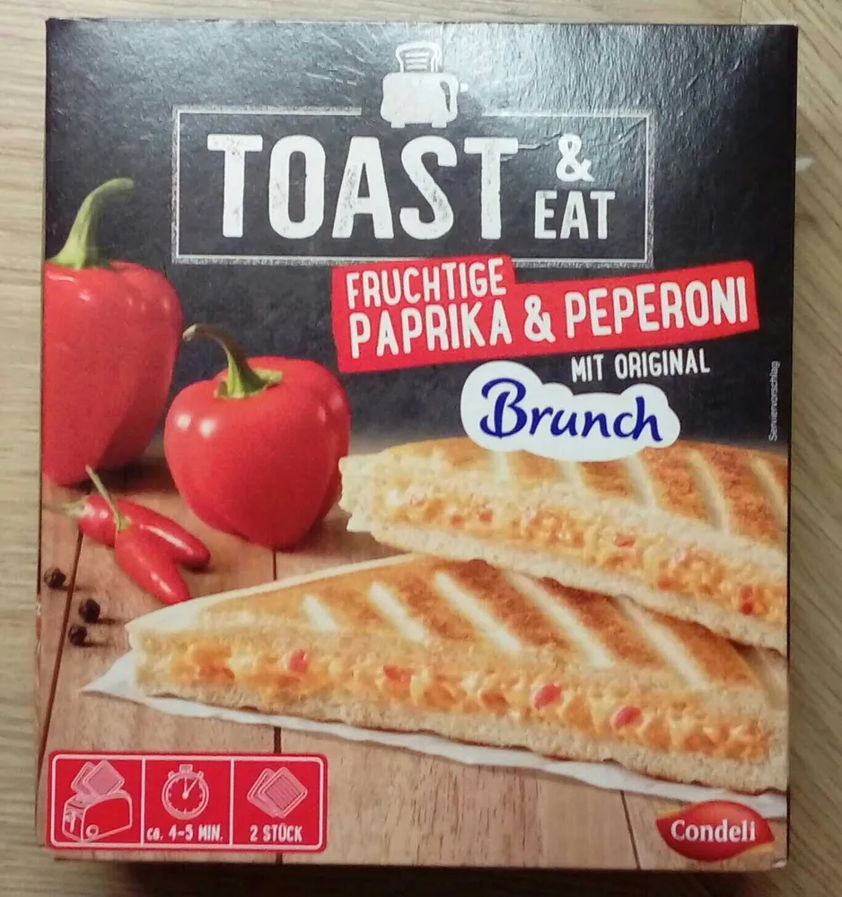 Toast & Eat Paprika & Peperoni