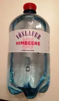 Himbeer-Mineralwasser