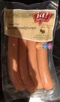 Knackige putenfrankfurter