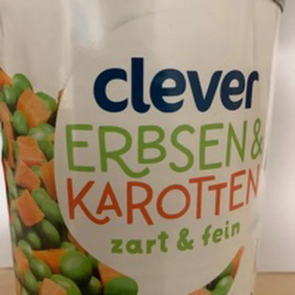 Erbsen und Karotten
