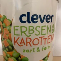 Erbsen und Karotten