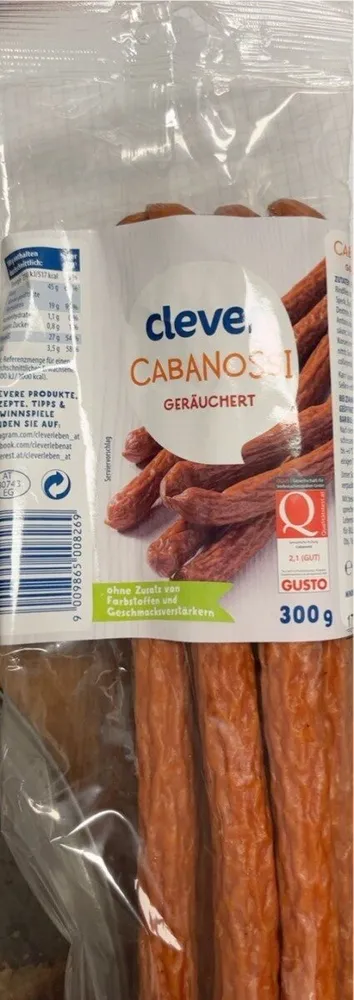 Cabanossi geräuchert