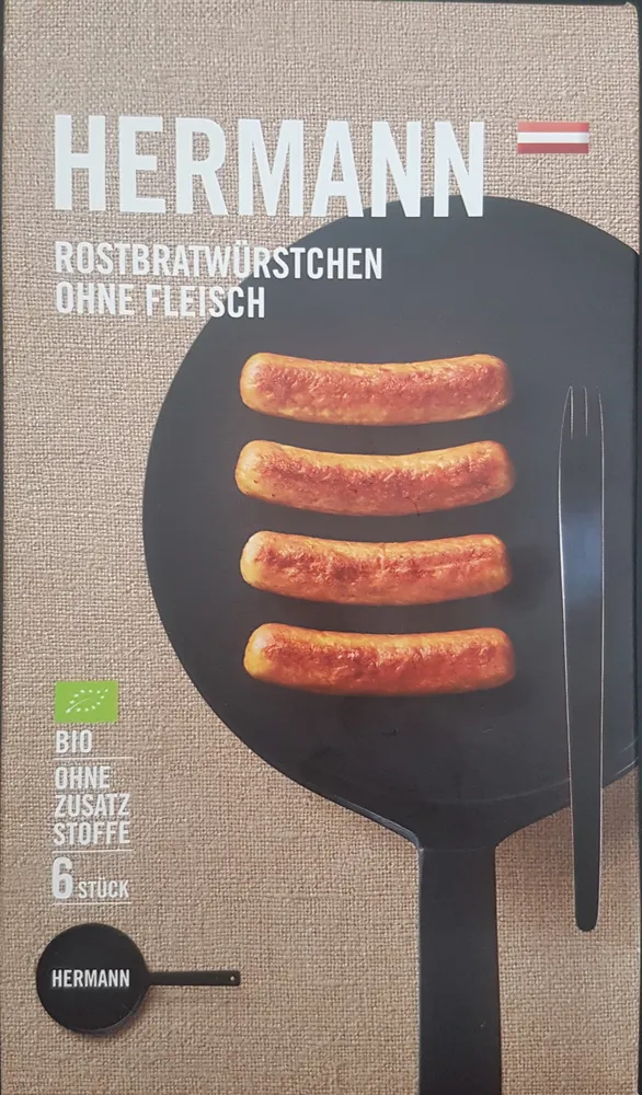 Rostbratwürstchen ohne Fleisch