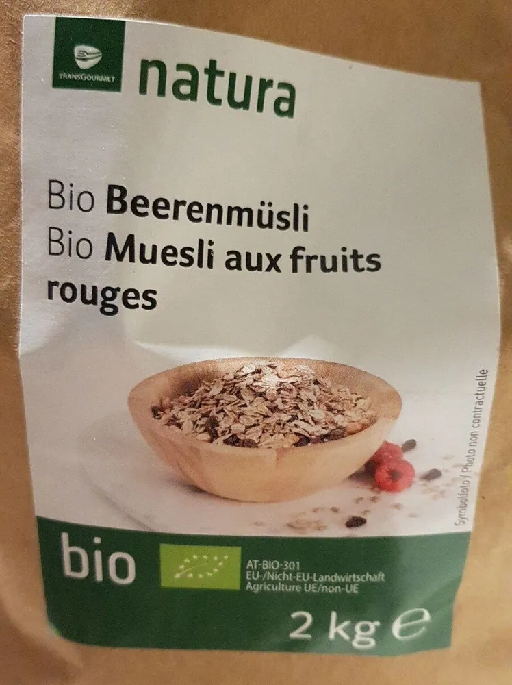 Muesli aux fruits rouges