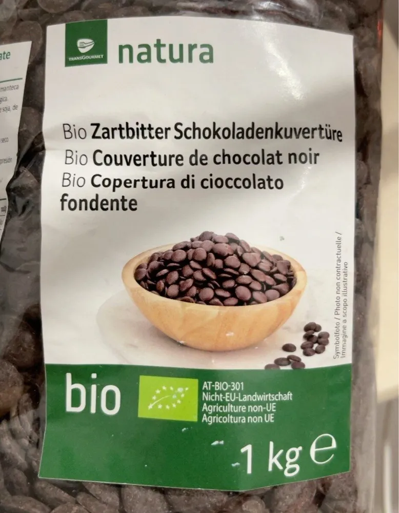 Bio Zartbitter Schokoladenkuvertüre