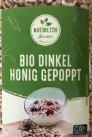 Bio Dinkel Honig gepoppt