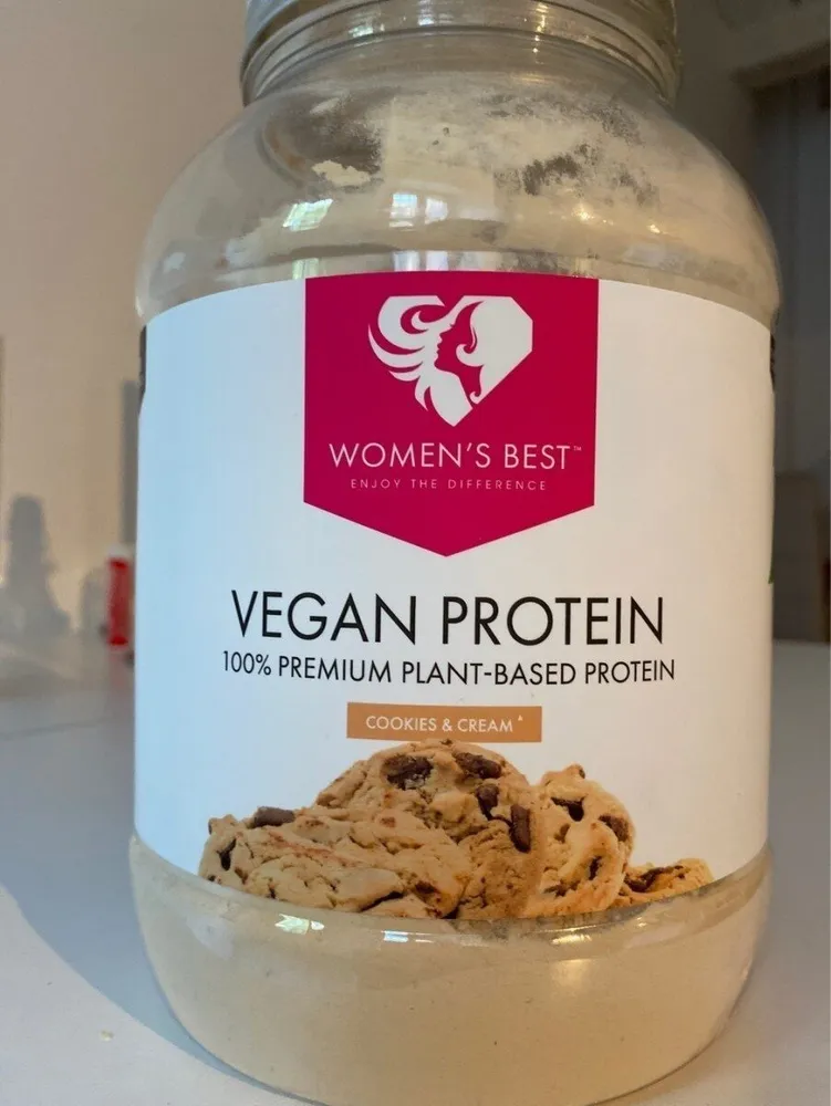 Vegan protein cookies and cream