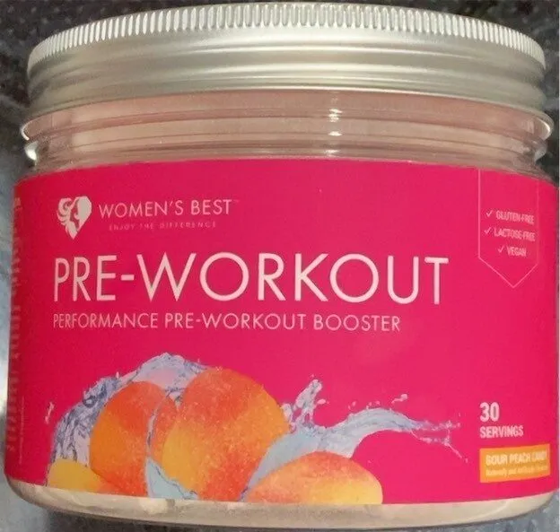 Pre-Workout sour peach candy