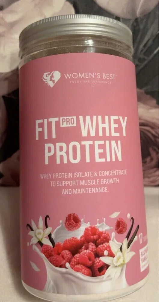 Fit whey protein vanille framboise
