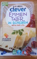 Emmentaler in Scheiben 45% Fett i.Tr.