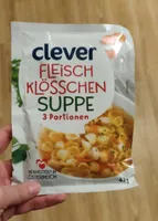 Fleisch klosschen Suppe