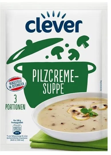 Pilzcreme-Suppe