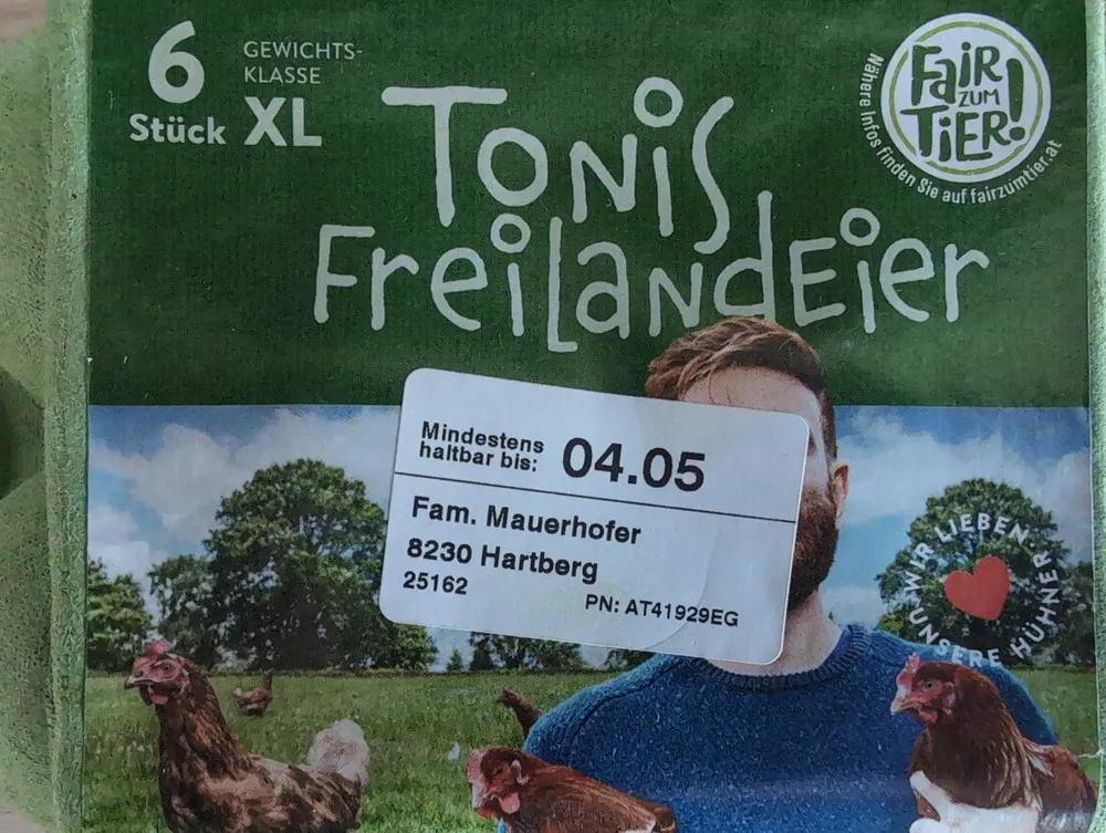 Tonis Freilandeier XL