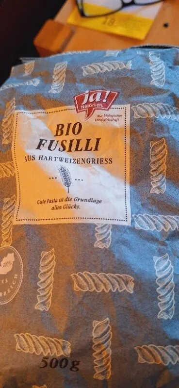 Bio Fussili Nudeln