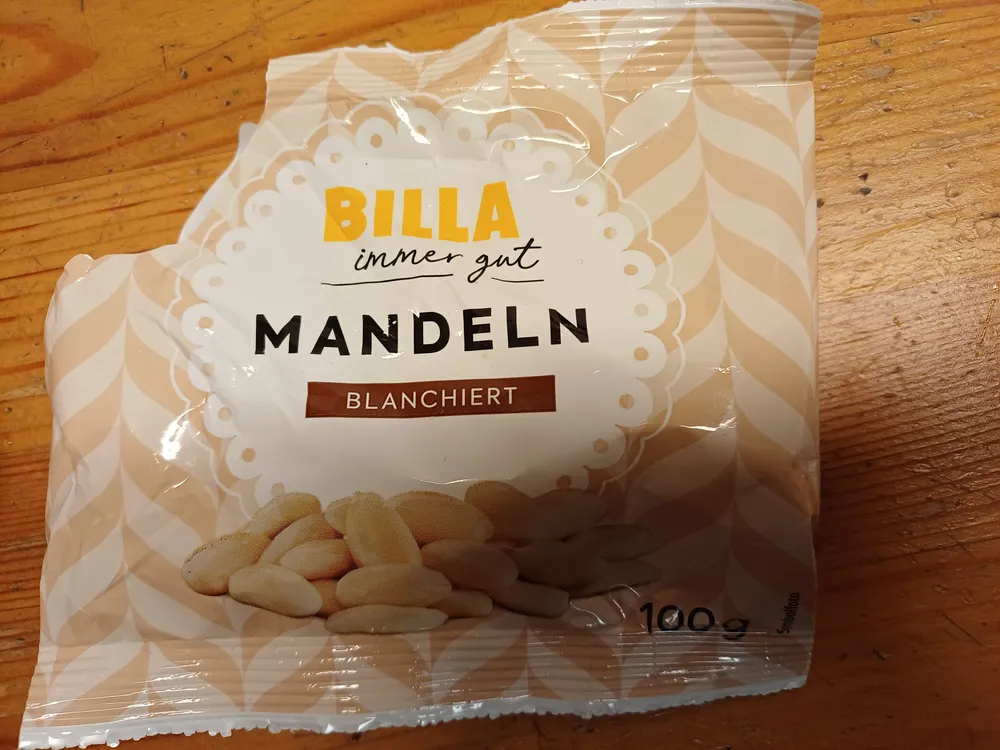 Mandeln blanchiert