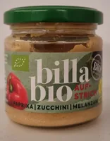 Billa Bio  Aufstrich Paprika Zucchini Melanzani