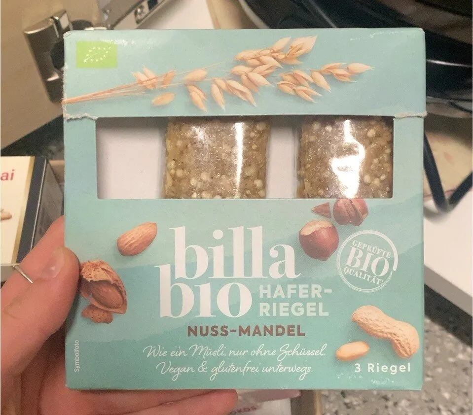 Bio Hafer-Riegel Nuss-Mandel
