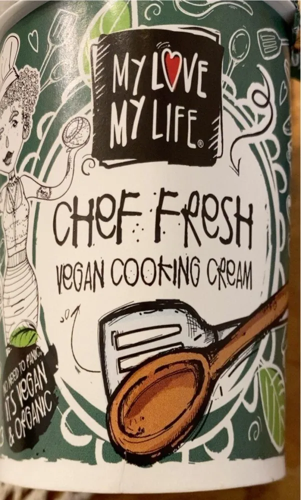 Chef fresh vegan cooking cream