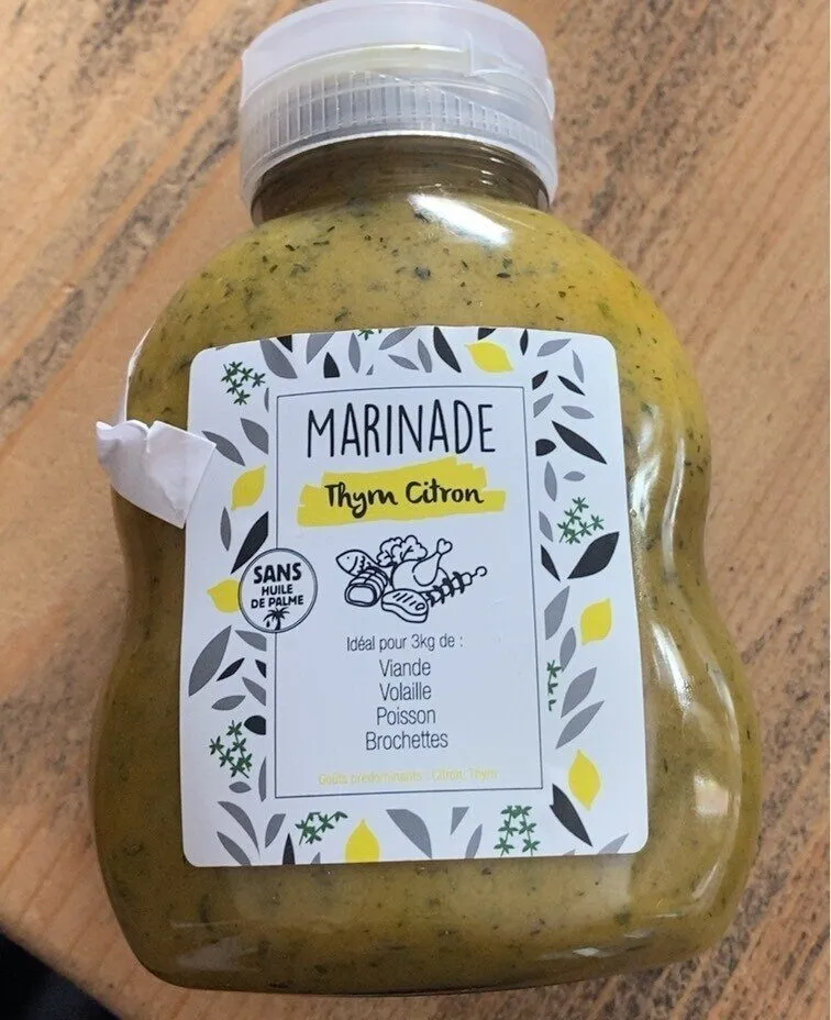 Marinade thym citron