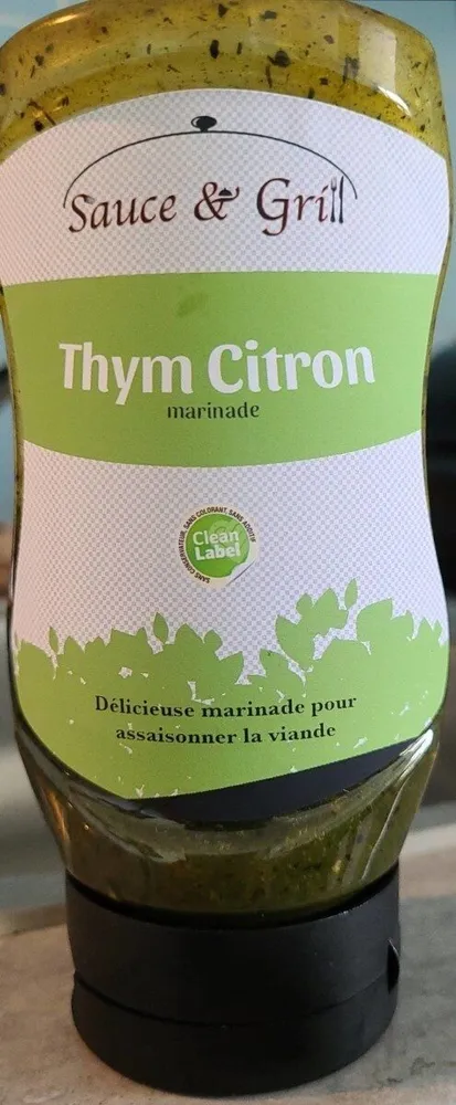 Thym citron marinade