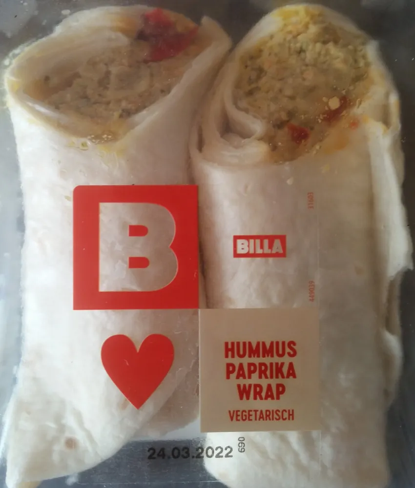 Hummus Paprika Wrap