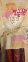 Bio-Cabanossi vom Strohschwein