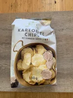 Kartoffel Chips mit schwarzem Trüffel