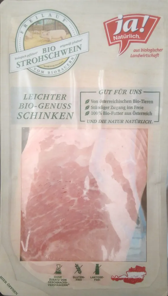 Leichter Bio Genuss Schinken