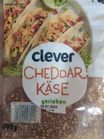 Cheddar Käse gerieben