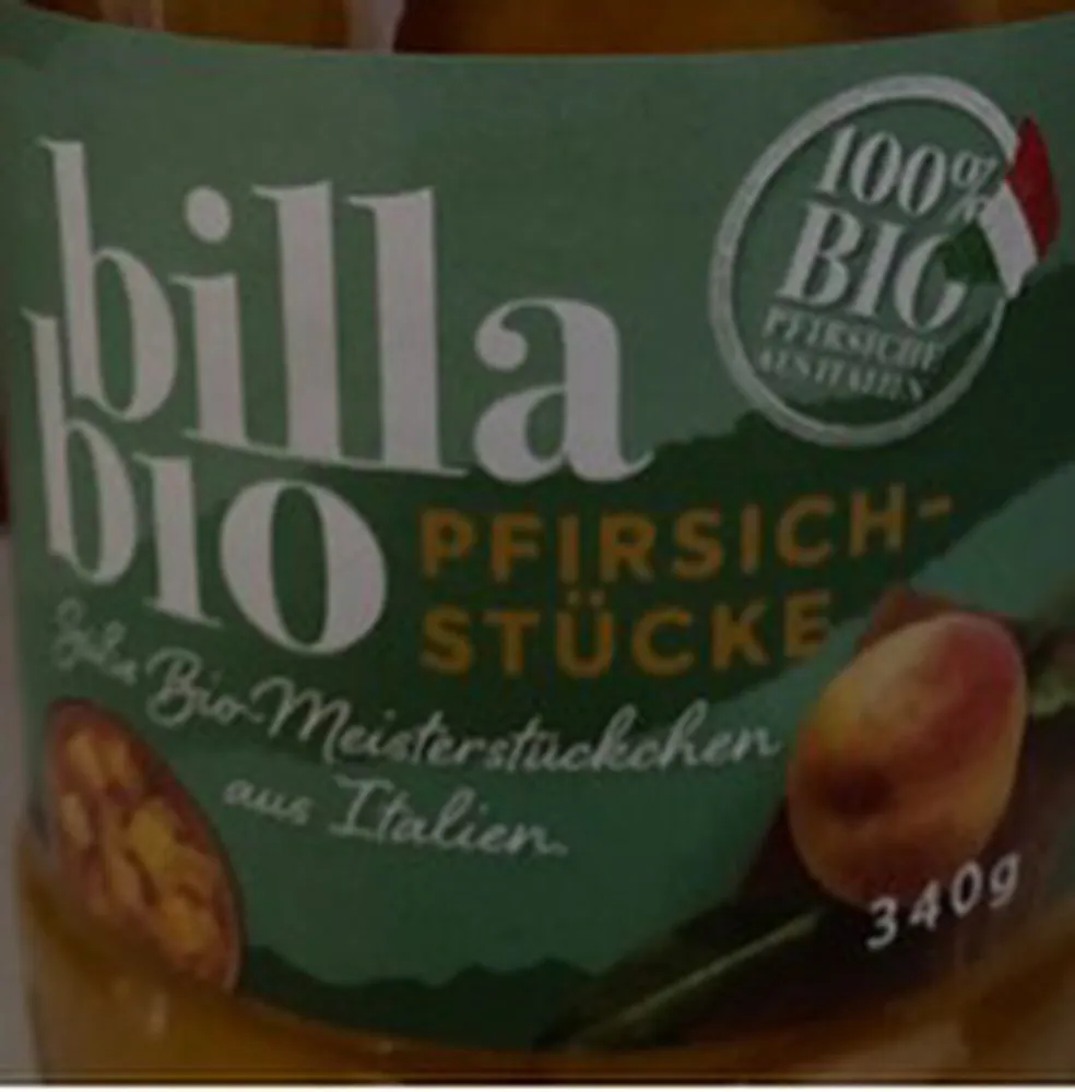 Pfirsichstücke