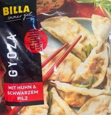 Gyoza mit Huhn und schwarzem Pilz