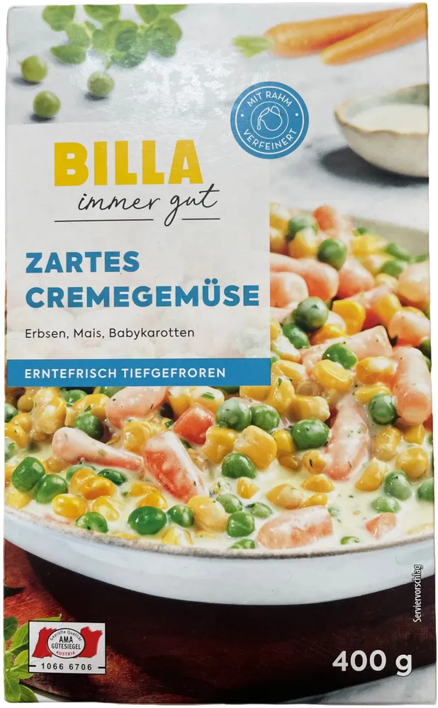 Zartes Cremegemüse