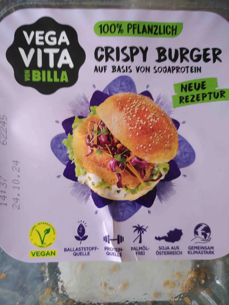 Crispy burger