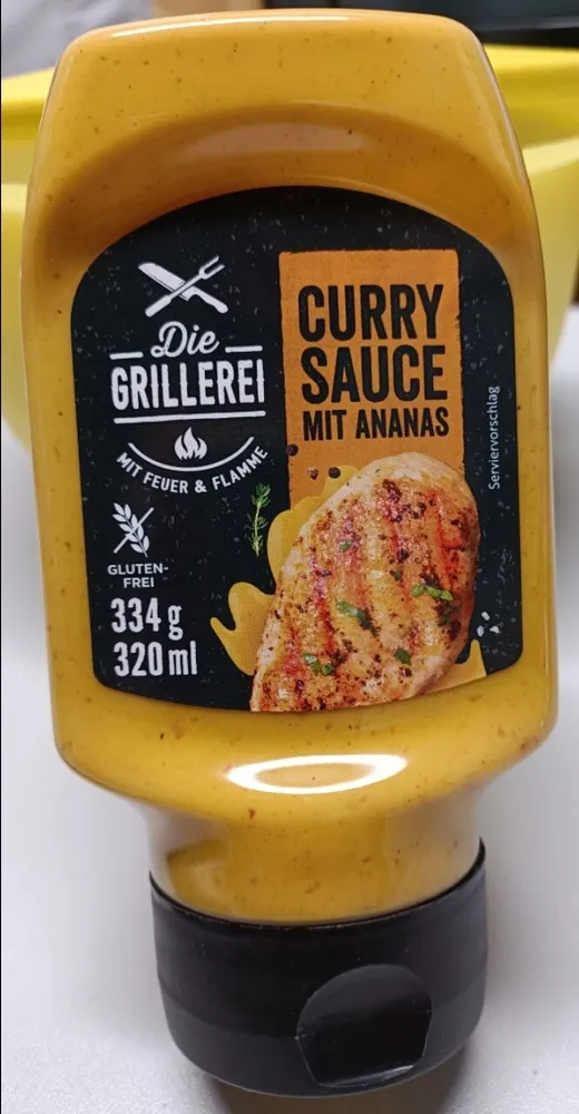 Curry Sauce mit Ananas