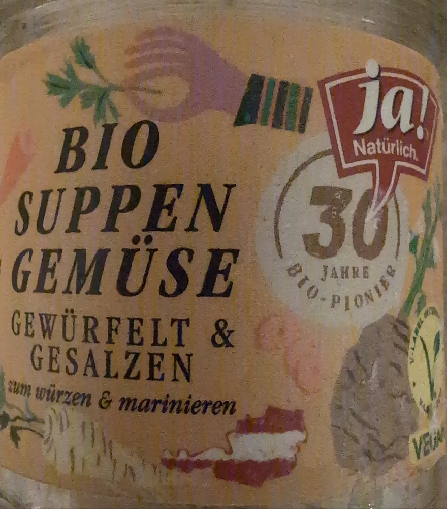 Bio Suppen Gemüse