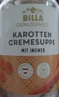 Karotten Cremesuppe mit Ingwer