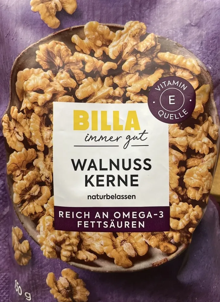 Walnusskerne naturbelassen