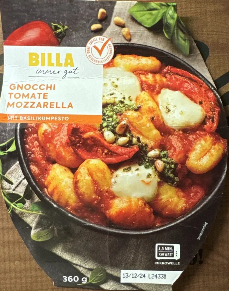 Gnocchi Tomate Mozzarella