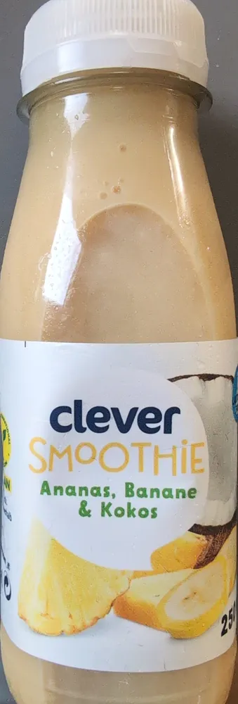 Smoothie Ananas, Banane, Kokos