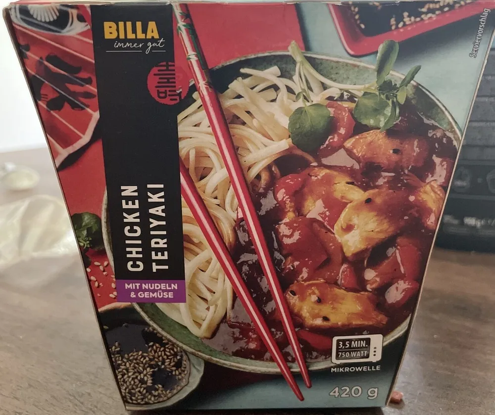 Chicken Teriyaki Mit Nudeln Und Gemüse
