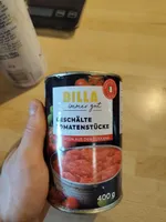 geschälte Tomatenstücke