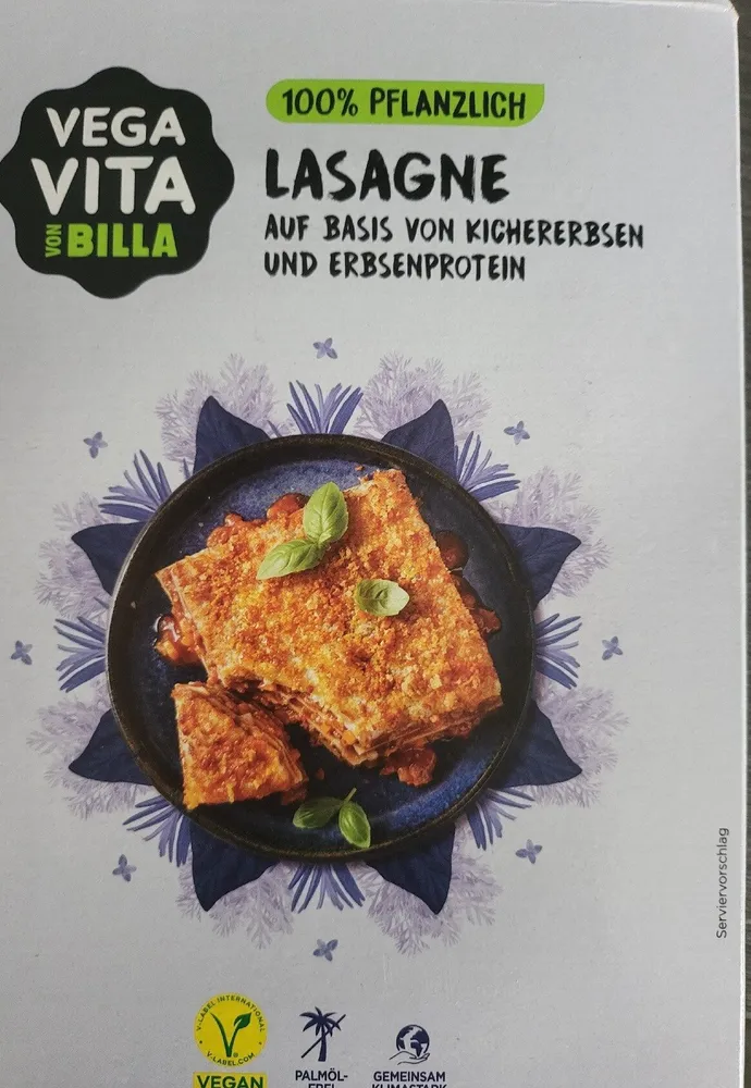 Lasagne (100% Pflanzlich)