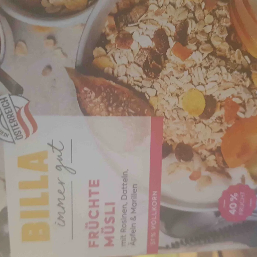 Früchte muesli
