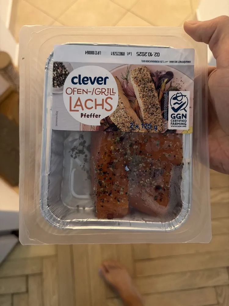 Ofen-/Grill Lachs Pfeffer