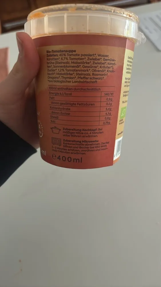 Bio-Tomatensuppe